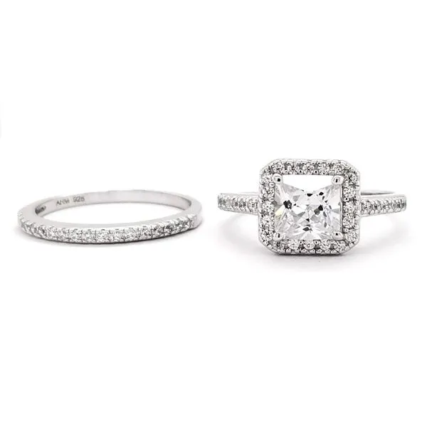 Silver Wedding Set Image 2 Mark Jewellers La Crosse, WI