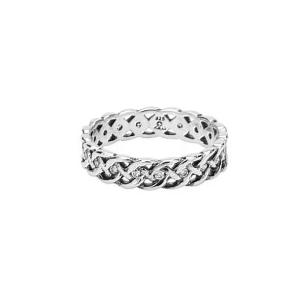 Sterling CZ Celtic Knot Band Mark Jewellers La Crosse, WI