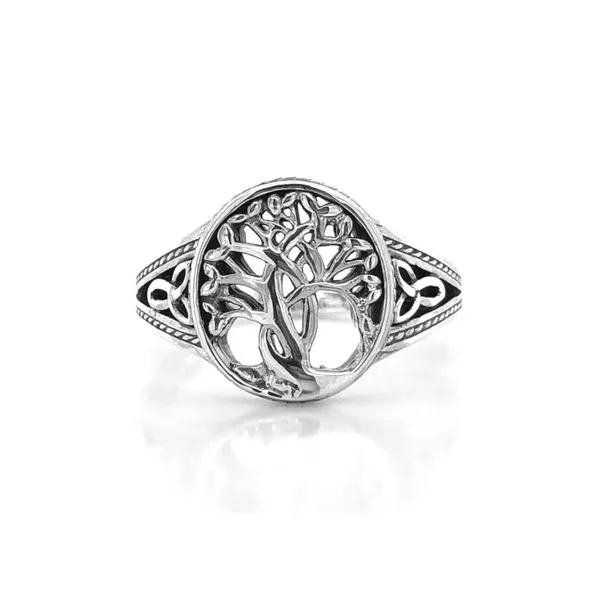 Sterling Oval Tree Of Life Ring Mark Jewellers La Crosse, WI