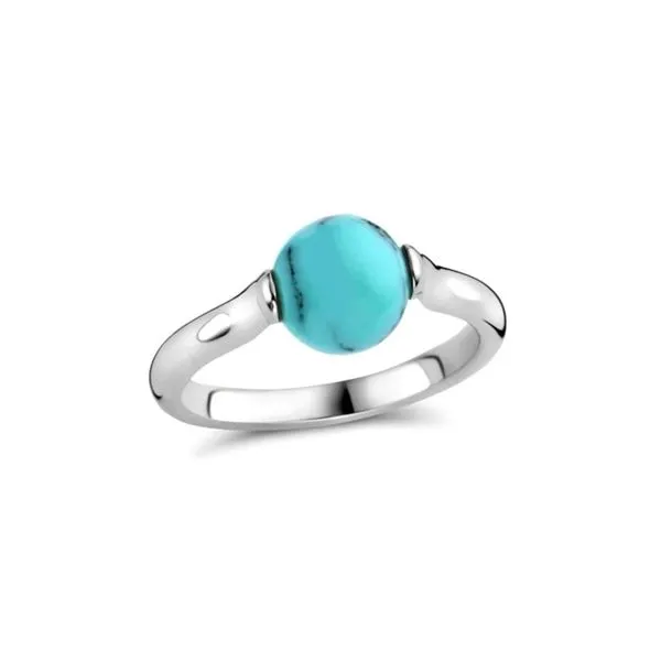 Sterling Turquoise Bead Ring Mark Jewellers La Crosse, WI