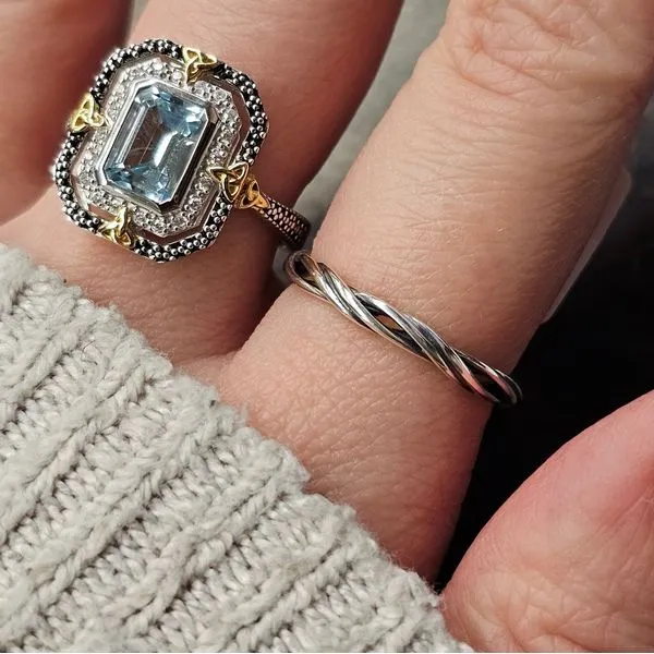 Sterling Twist Fashion Ring Image 3 Mark Jewellers La Crosse, WI