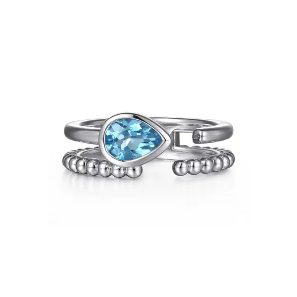 Sterling Blue Topaz Ring Mark Jewellers La Crosse, WI