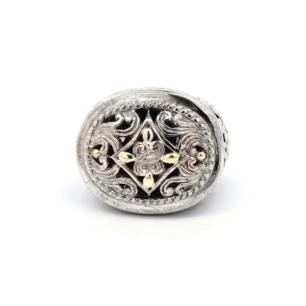 Gold-Plated Sterling Oval Signet Ring Mark Jewellers La Crosse, WI