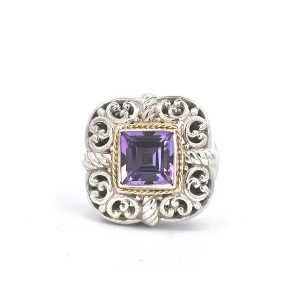 Gold-Plated Sterling Amethyst Ring Mark Jewellers La Crosse, WI
