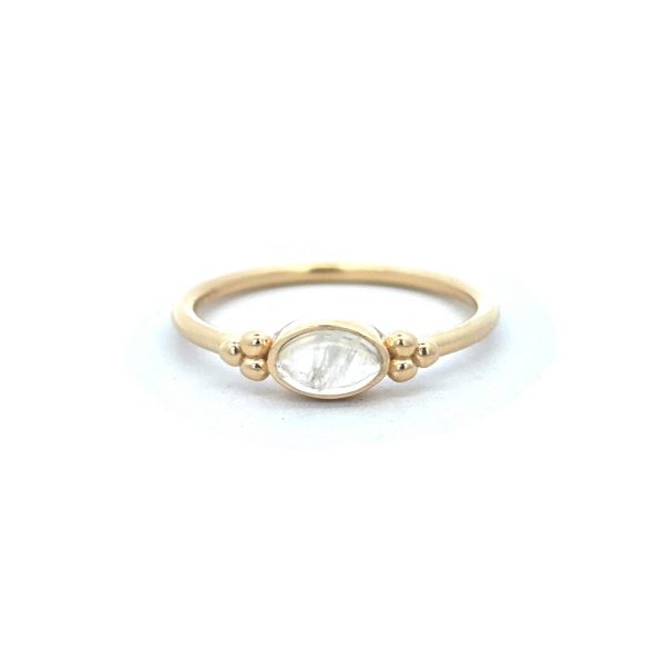 Gold-Plated Sterling Moonstone Ring Mark Jewellers La Crosse, WI