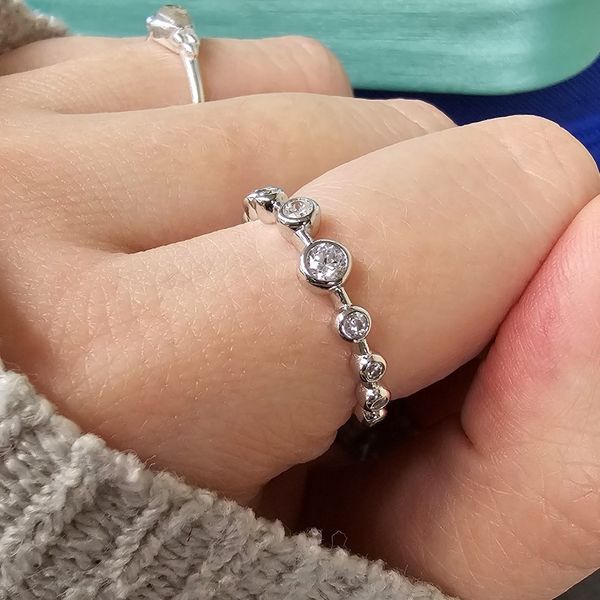 Sterling CZ Ring Image 2 Mark Jewellers La Crosse, WI