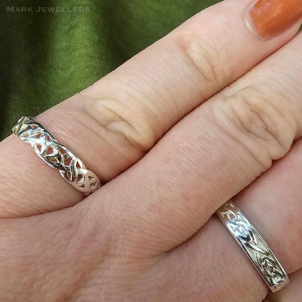 Sterling Love Knot Ring Image 2 Mark Jewellers La Crosse, WI