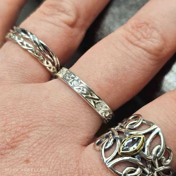 Sterling Devotion Knot Ring Image 3 Mark Jewellers La Crosse, WI