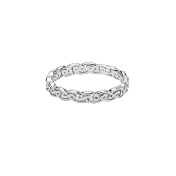 Sterling Eternity Knot Ring Mark Jewellers La Crosse, WI