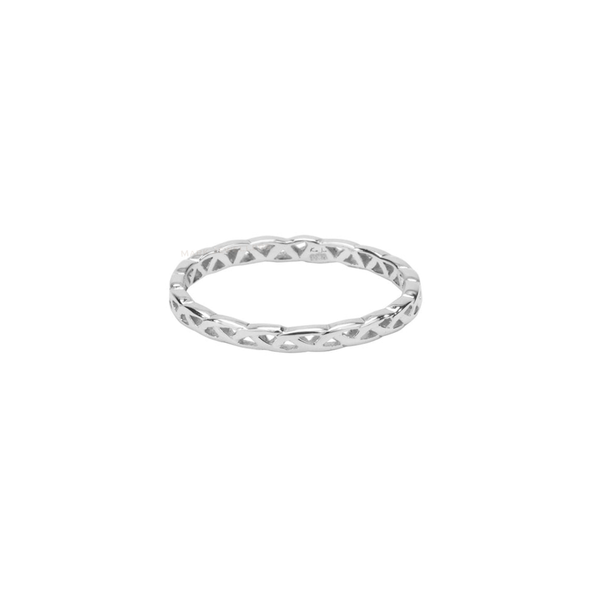 Sterling Eternity Knot Ring Mark Jewellers La Crosse, WI