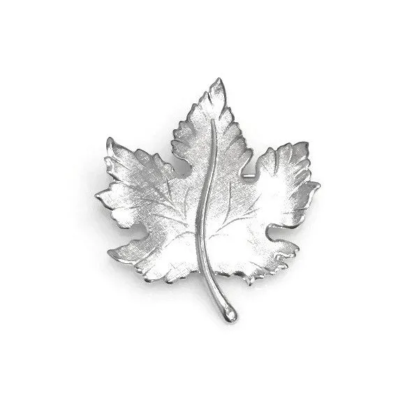 Silver Maple Leaf Pendant Mark Jewellers La Crosse, WI
