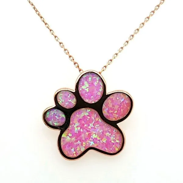 Paw Print Pendant Image 2 Mark Jewellers La Crosse, WI