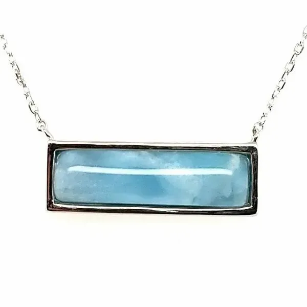 Larimar Bar Necklace Image 2 Mark Jewellers La Crosse, WI