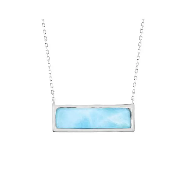Larimar Bar Necklace Mark Jewellers La Crosse, WI