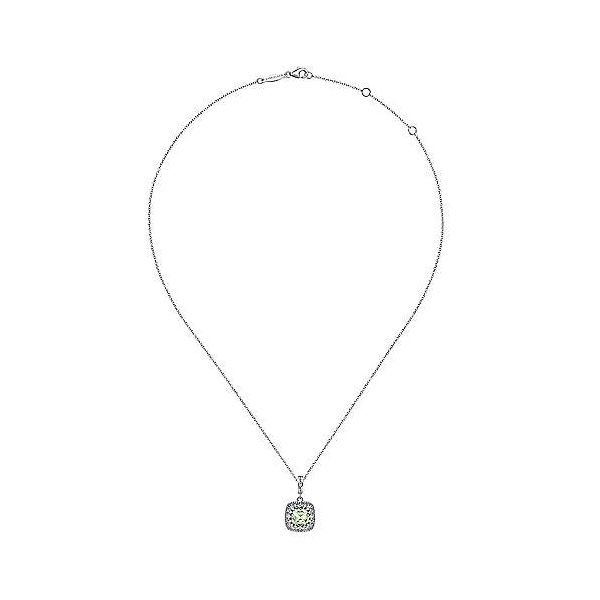 Green Amethyst Pendant Image 2 Mark Jewellers La Crosse, WI