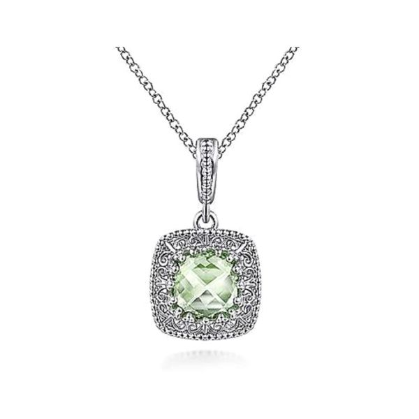 Green Amethyst Pendant Mark Jewellers La Crosse, WI