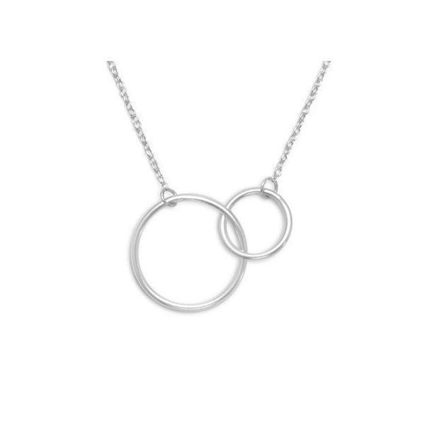 Silver Circle Necklace Mark Jewellers La Crosse, WI