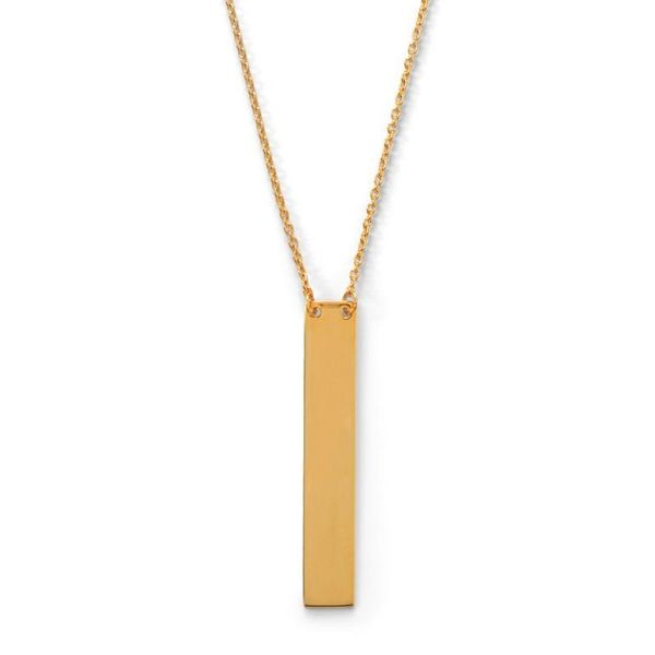 Gold-Plated Bar Necklace Mark Jewellers La Crosse, WI