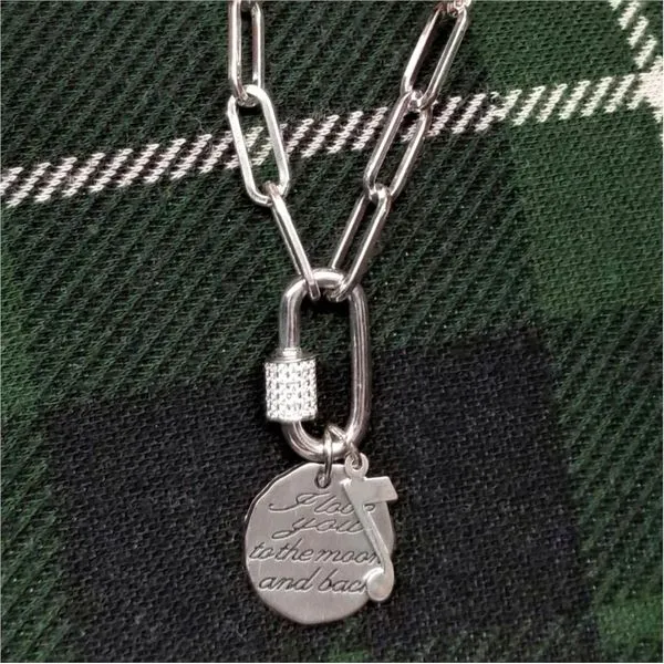 Paperclip Necklace Image 2 Mark Jewellers La Crosse, WI
