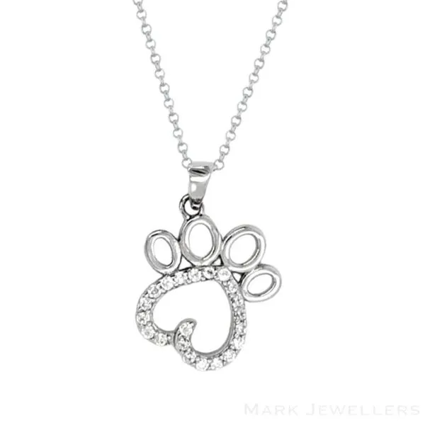 Paw Print Pendant Mark Jewellers La Crosse, WI