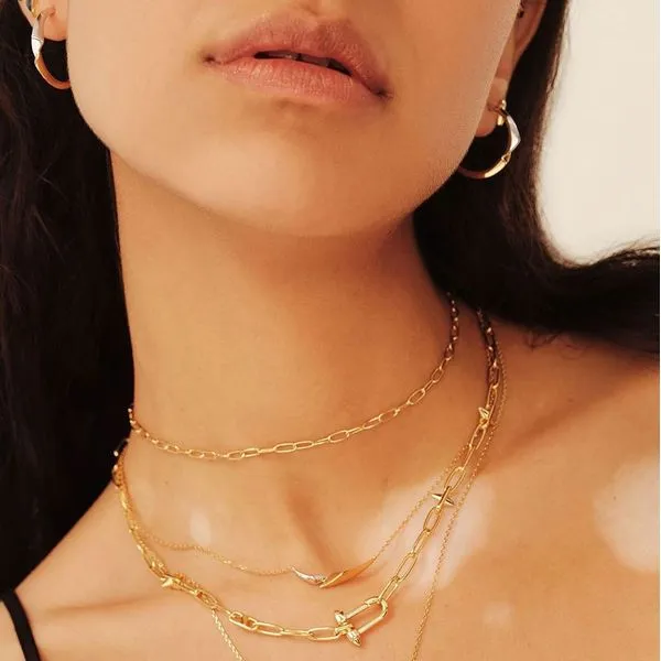 Gold-Plated Necklace Image 2 Mark Jewellers La Crosse, WI