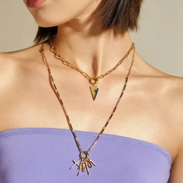 Gold-Plated Sterling CZ Kyoto Opal Charm Image 2 Mark Jewellers La Crosse, WI