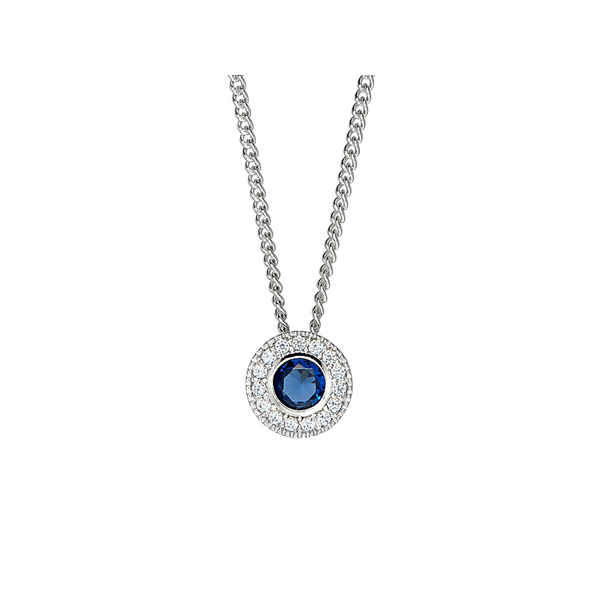 Silver September Necklace Mark Jewellers La Crosse, WI
