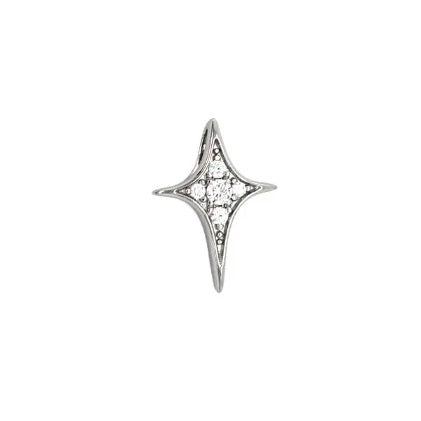 Sterling CZ Cross Star Pendant Mark Jewellers La Crosse, WI