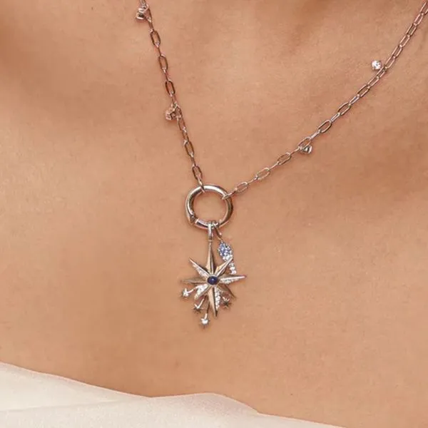 Sterling Blue Lapis Star Charm Image 2 Mark Jewellers La Crosse, WI
