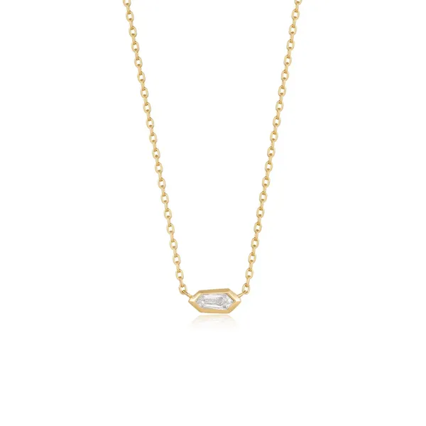 Gold-Plated Sterling CZ Necklace Mark Jewellers La Crosse, WI