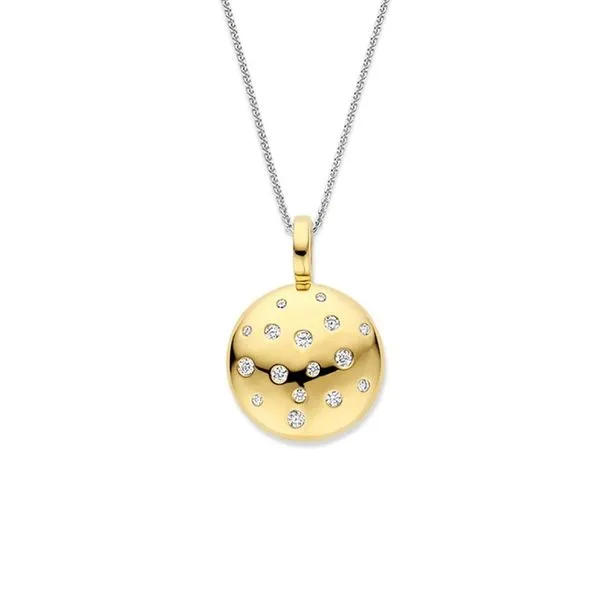 Gold-Plated Sterling CZ Pendant Mark Jewellers La Crosse, WI