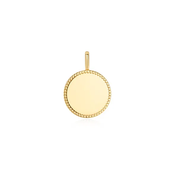 Gold-Plated Sterling Disc Charm Mark Jewellers La Crosse, WI