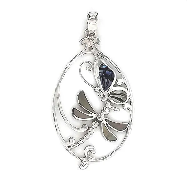 Sterling Dragonfly & Butterfly Pendant Mark Jewellers La Crosse, WI