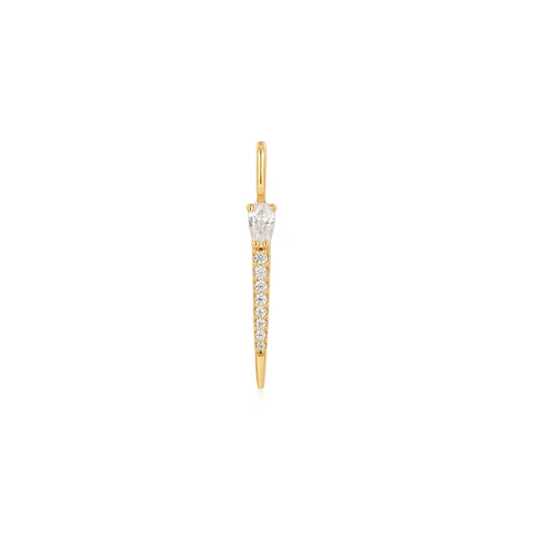 Gold-Plated Sparkle Bar Charm Mark Jewellers La Crosse, WI