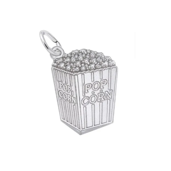 Sterling Popcorn Bucket Charm Mark Jewellers La Crosse, WI