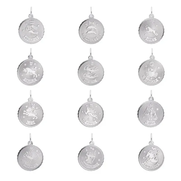 Sterling Taurus Constellation Charm Image 3 Mark Jewellers La Crosse, WI