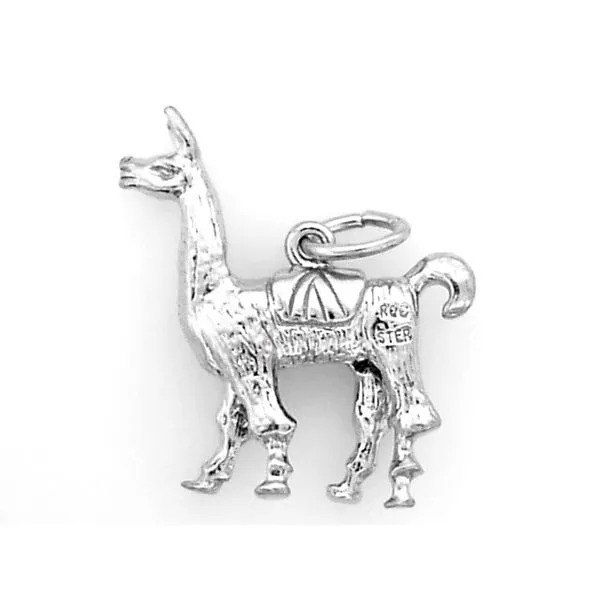 Sterling Llama Charm Image 2 Mark Jewellers La Crosse, WI