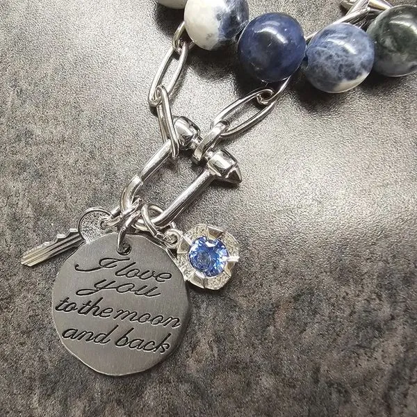 Sterling Key Charm Image 2 Mark Jewellers La Crosse, WI