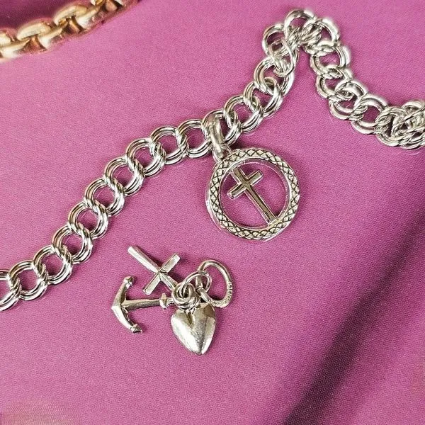 Sterling Faith, Hope, & Love Charm Image 2 Mark Jewellers La Crosse, WI