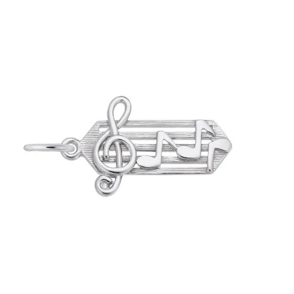 Sterling Music Staff Charm Mark Jewellers La Crosse, WI