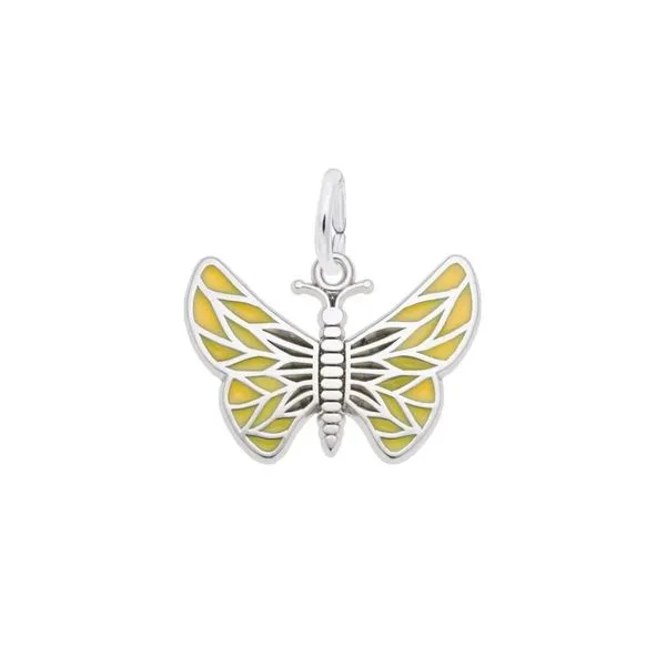 Sterling Painted Butterfly Charm Mark Jewellers La Crosse, WI