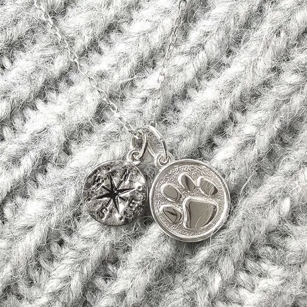 Sterling Paw Print Charm Image 2 Mark Jewellers La Crosse, WI