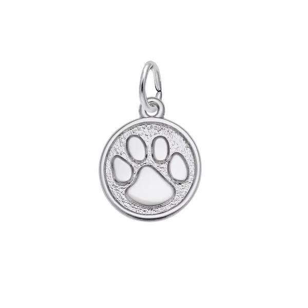 Sterling Paw Print Charm Mark Jewellers La Crosse, WI