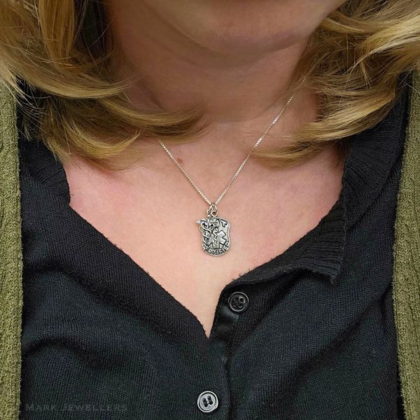 Sterling EMT Badge Charm Image 2 Mark Jewellers La Crosse, WI