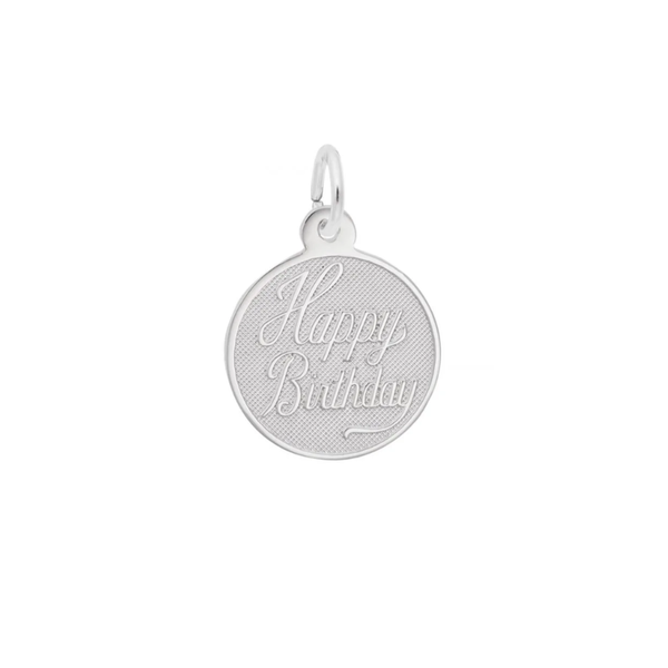 Sterling Happy Birthday Charm Mark Jewellers La Crosse, WI