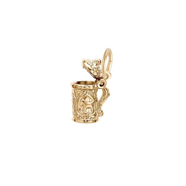 Gold-Plated Sterling Beer Stein Charm Mark Jewellers La Crosse, WI