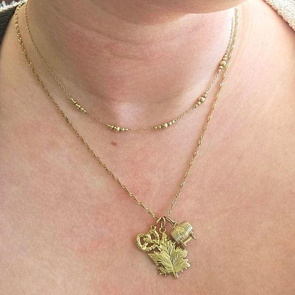 Gold-Plated Sterling Beer Keg Charm Image 2 Mark Jewellers La Crosse, WI