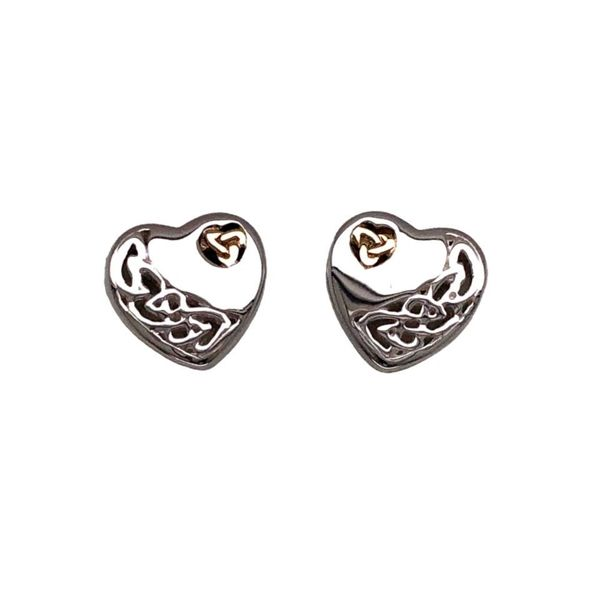 Celtic Heart Earrings Mark Jewellers La Crosse, WI
