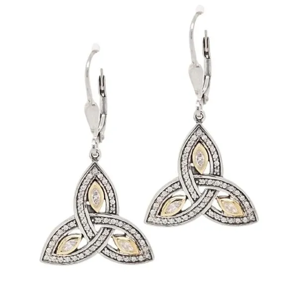 Trinity Knot Earrings Mark Jewellers La Crosse, WI