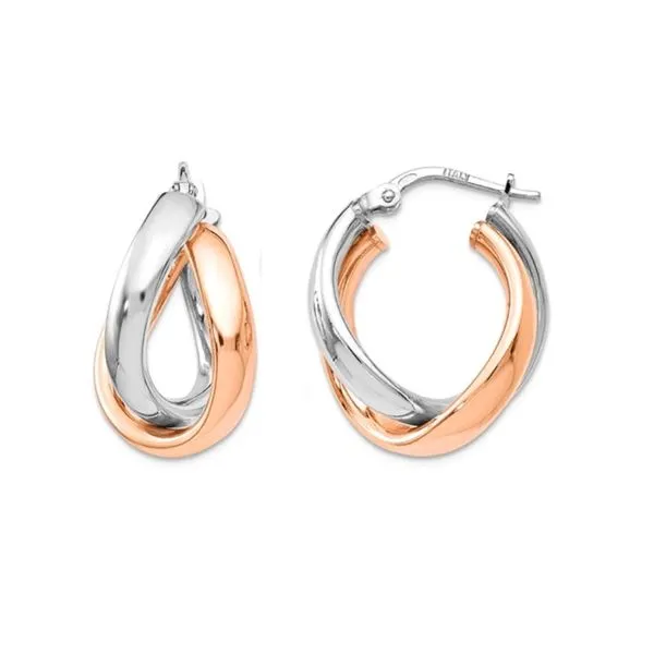 Rose Plated Earrings Mark Jewellers La Crosse, WI